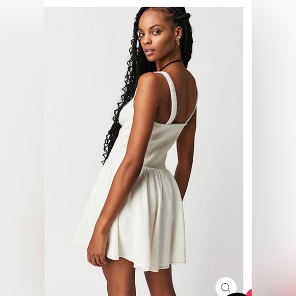Free People Delilah Romper Dress in Cream - XS - Picture 2 of 9